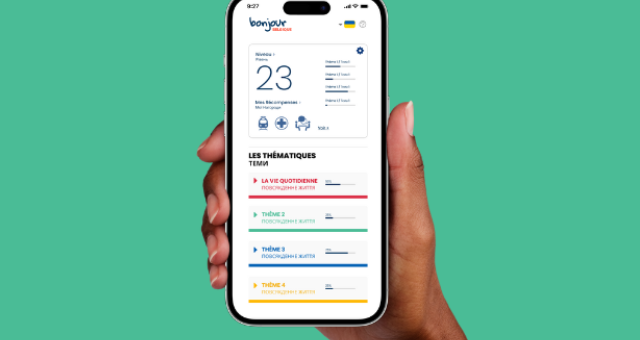 BSF lance “Bonjour Belgique”, une application innovante d’apprentissage du français pour les réfugiés ukrainiens.